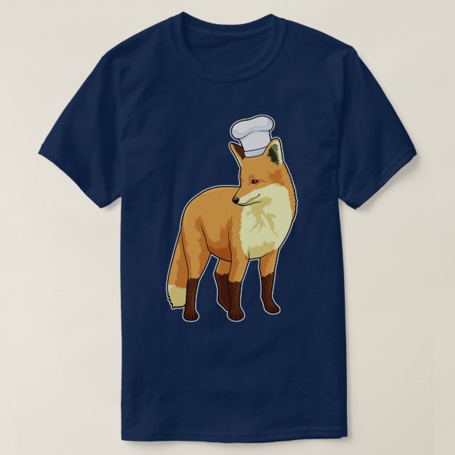 T-shirt Fox as Cook (Design devant)