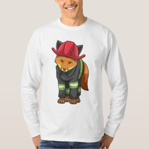 T-shirt Fox as Firefighter avec Helmet
