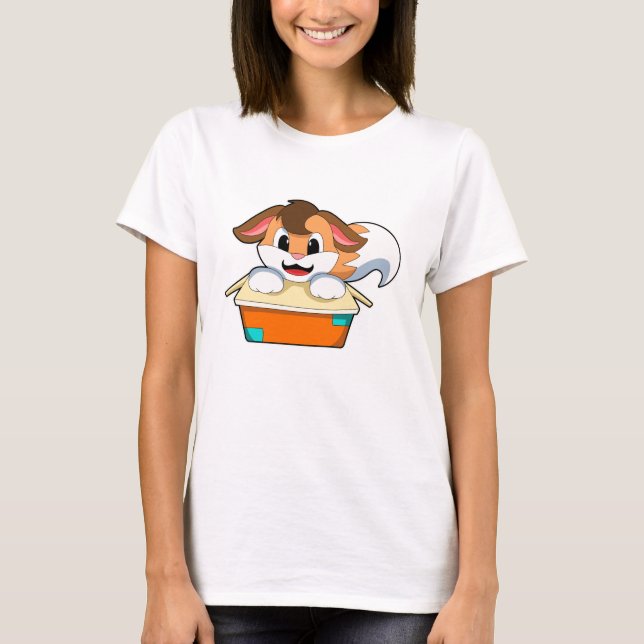 T-shirt Fox avec boîte (Devant)