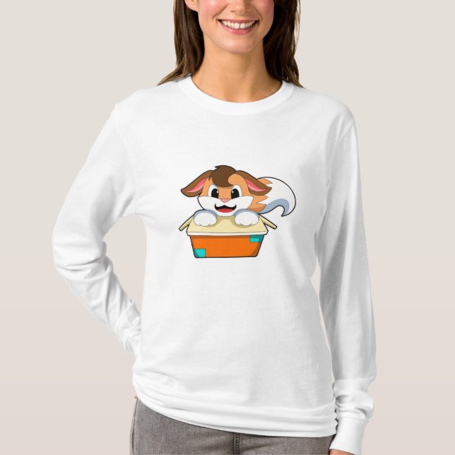 T-shirt Fox avec boîte (Devant)