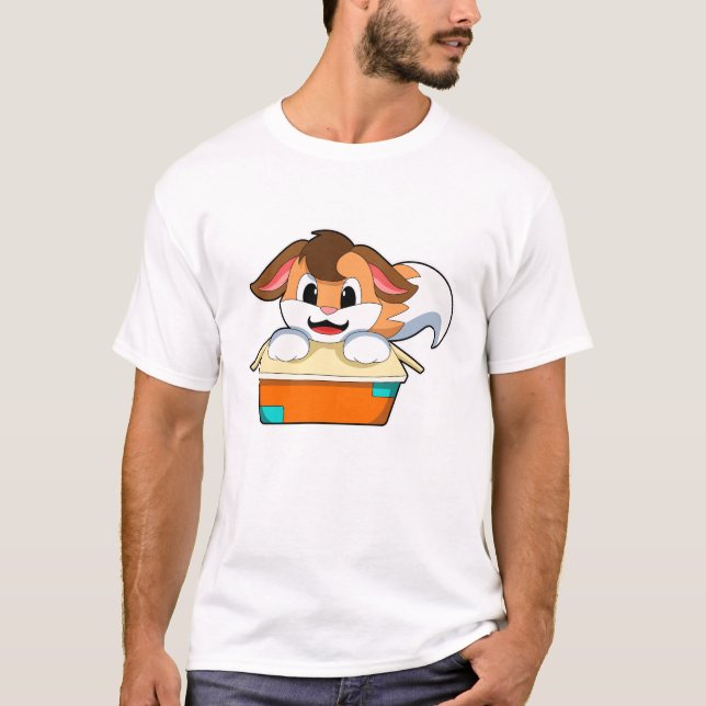 T-shirt Fox avec boîte (Devant)