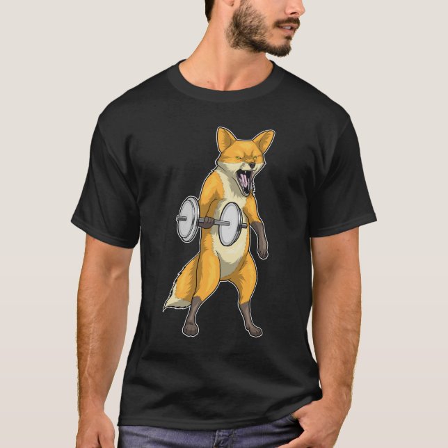T-shirt Fox Bodybuilding Dumbbell (Devant)