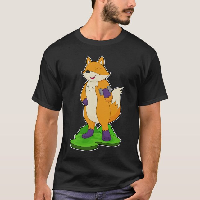 T-shirt Fox Bodybuilding Dumbbell (Devant)