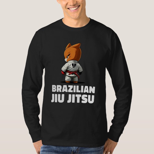 T-shirt Fox Brazilian Jiu Jitsu and Grappling (Devant)