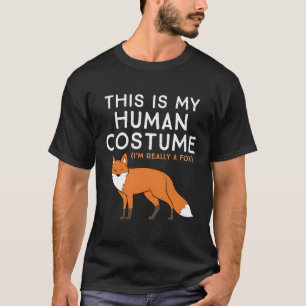 T-shirt Fox C'Est Mon Hu Je Suis Vraiment Un Fox