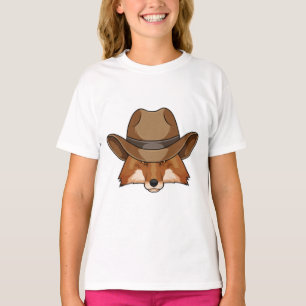 T-shirt Fox comme Cowboy avec Casquette