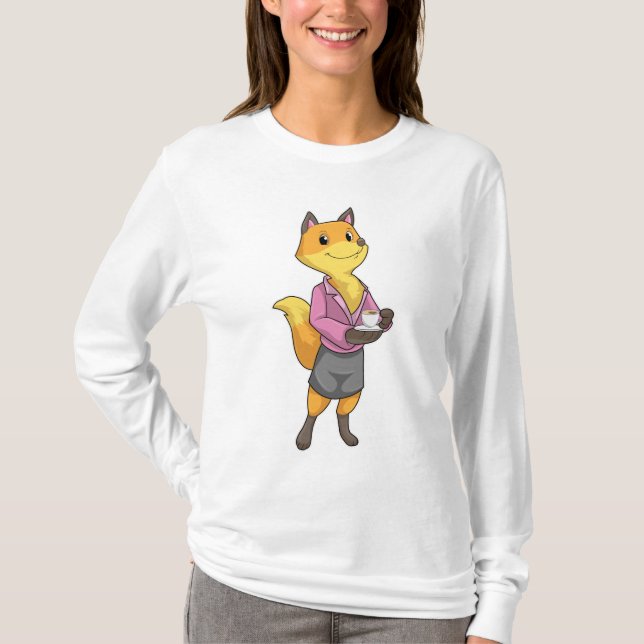 T-shirt Fox comme secrétaire de la Coupe du café (Devant)