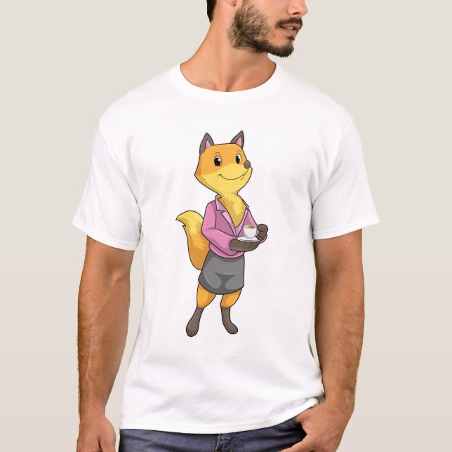 T-shirt Fox comme secrétaire de la Coupe du café (Devant)