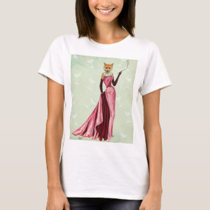 T-shirt Fox de charme dans le rose 2