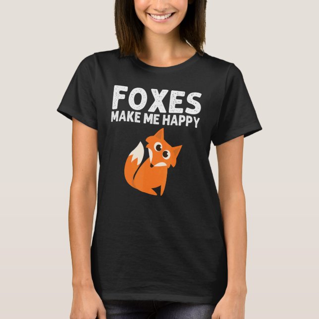 T-shirt Fox Designs For Men Women Foxes Animal  Wildlife (Devant)