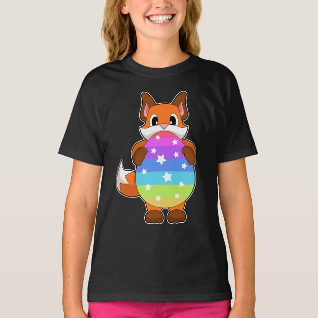 T-shirt Fox Easter Easter (Devant)