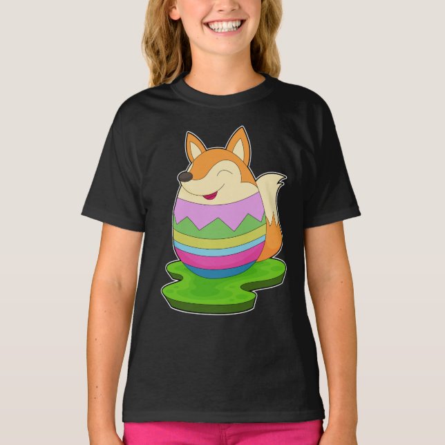 T-shirt Fox Easter Easter (Devant)