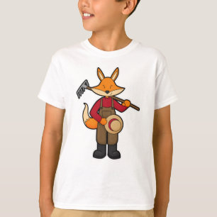 T-shirt Fox en fermier avec Rake & Casquette