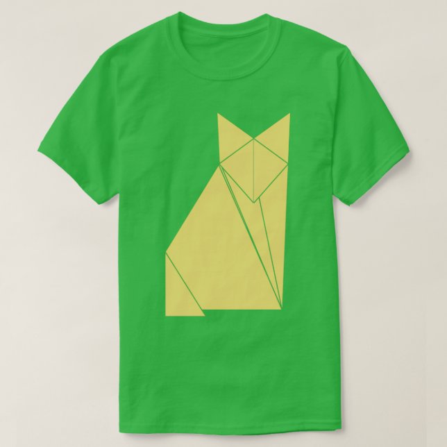 T-shirt Fox en origami (Design devant)