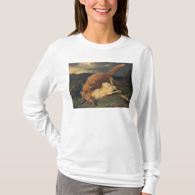 T-shirt Fox et lièvres, 1866 (Devant)
