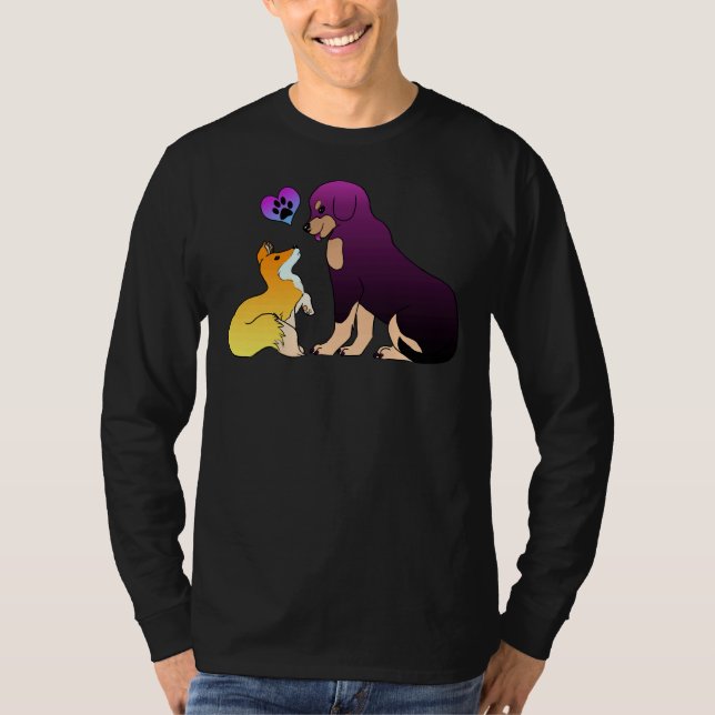 T-shirt Fox Et Rottweiler (Devant)