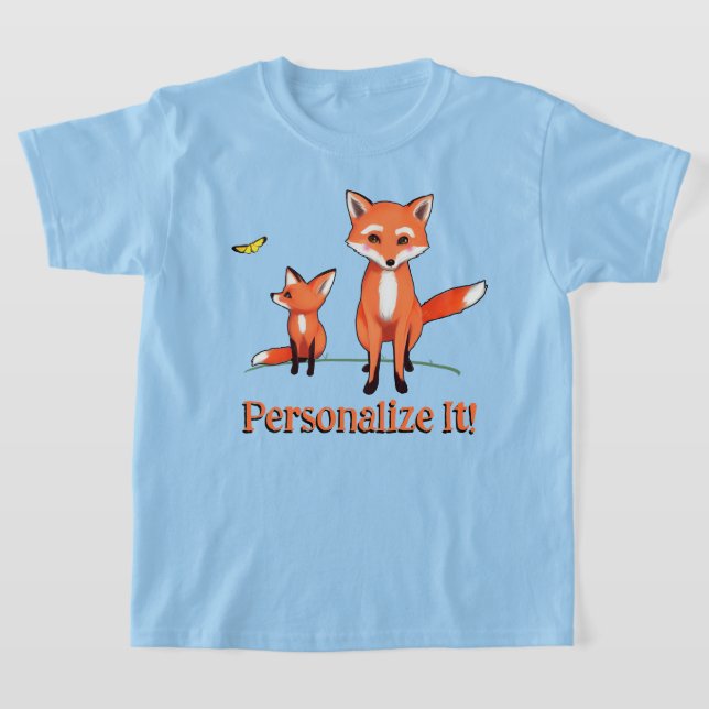 T-shirt Fox Et Son Fils (Poser)