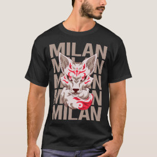 T-shirt Fox Face - Milan Nom