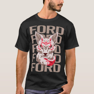 T-shirt Fox Face - Nom Ford