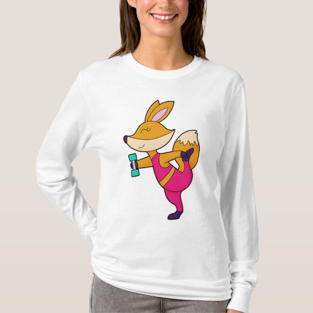 T-shirt Fox Fitness Dumbbell (Devant)
