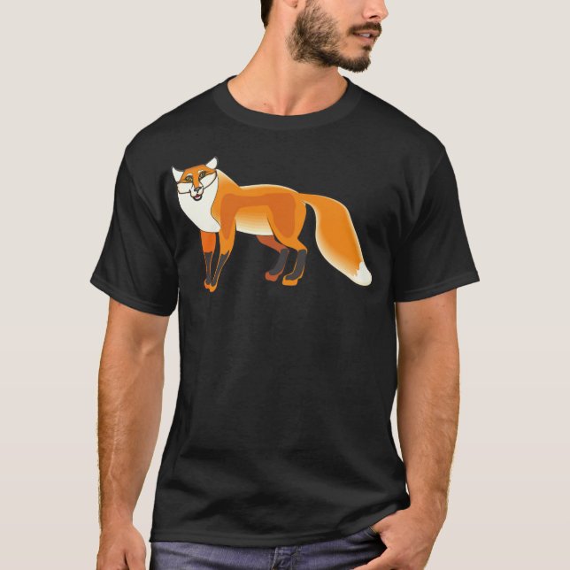 T-shirt fox fuchs animal labrador imprimer labradors (Devant)