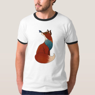 T-shirt Fox géométrique