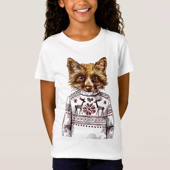 T-Shirt Fox habillé rusé (Devant)