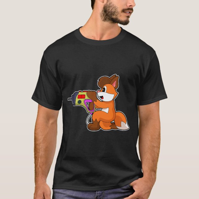 T-shirt Fox Handyman Drill Press (Devant)