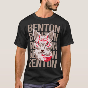 T-shirt Fox Head - Benton Nom