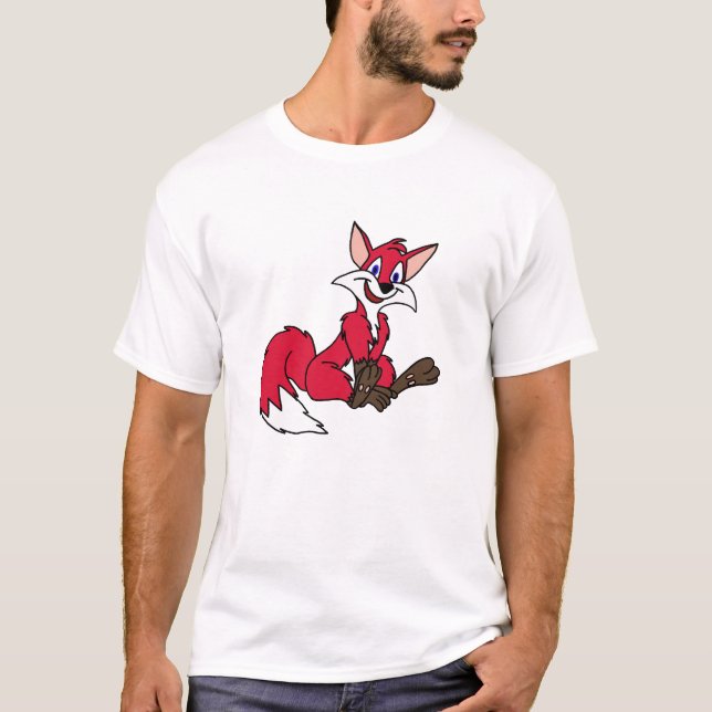 T-shirt Fox heureux (Devant)