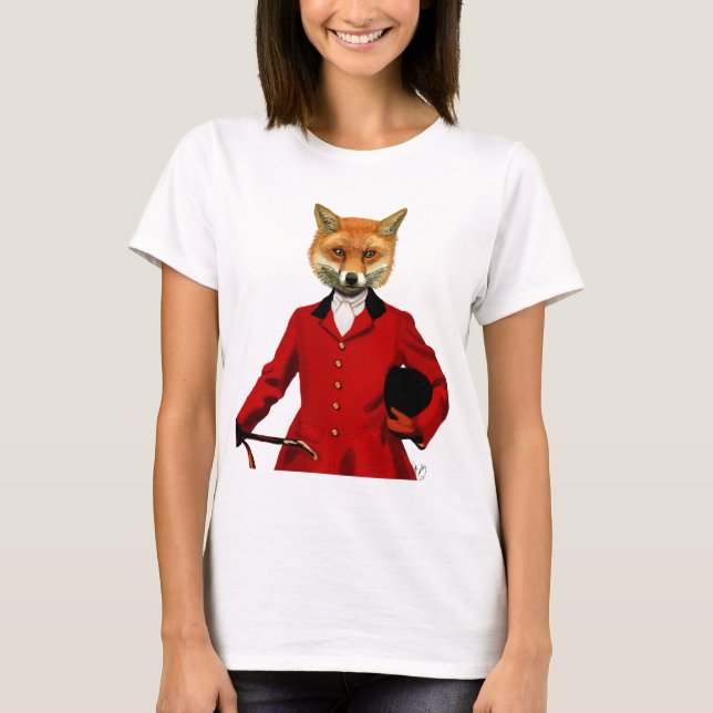 T-shirt Fox Hunter 2 Portrait (Devant)