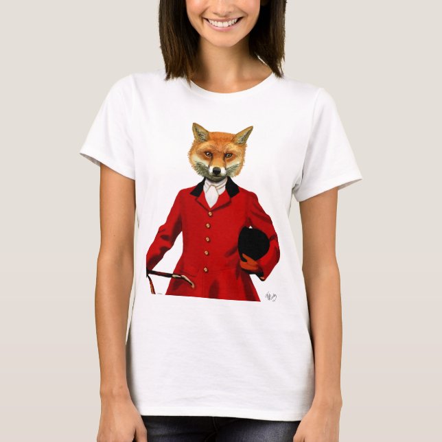 T-shirt Fox Hunter 2 Portrait 2 (Devant)