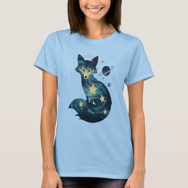 T-shirt Fox In Mountain (Devant)