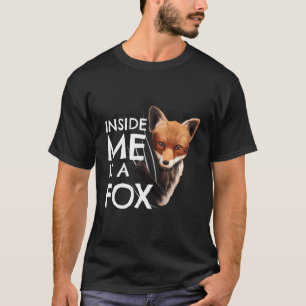 T-shirt Fox Inside Me Vêtements Drôle Enfants Don Fox