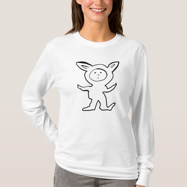 T-shirt Fox Jammies par Cussdum Designs (Devant)