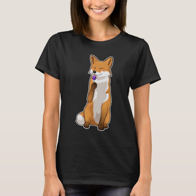 T-shirt Fox Lollipop (Devant)