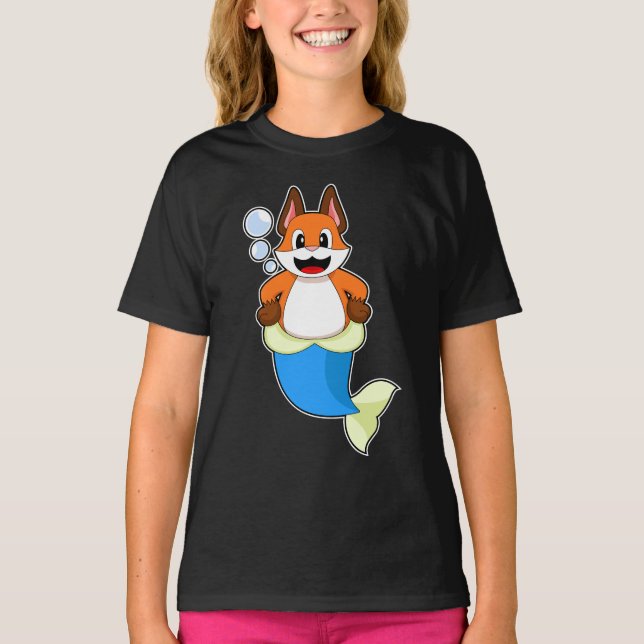 T-shirt Fox Mermaid (Devant)