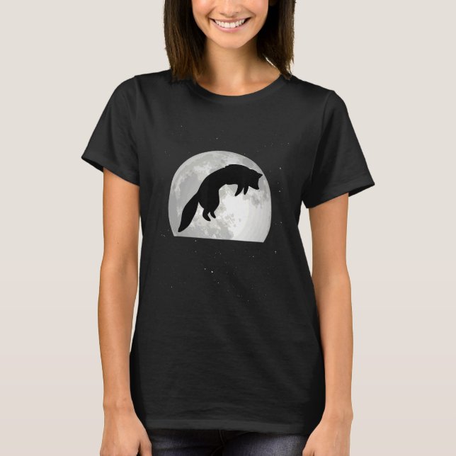 T-shirt Fox Moon Red Fox 1 (Devant)