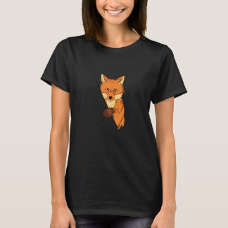 T-shirt Fox Motif