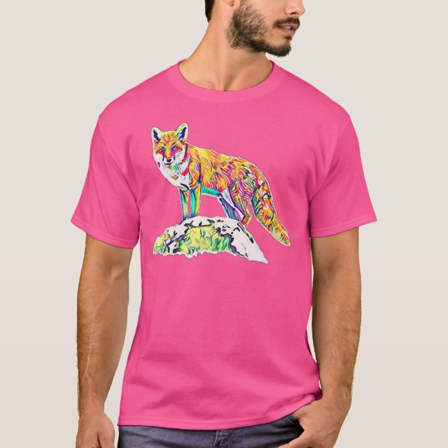 T-shirt Fox Motif (Devant)