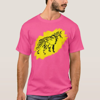 T-shirt Fox Motif Sly Animal Colorful Forêt Animaux Foxes