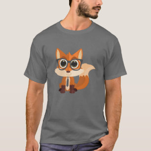 T-shirt Fox Nerd