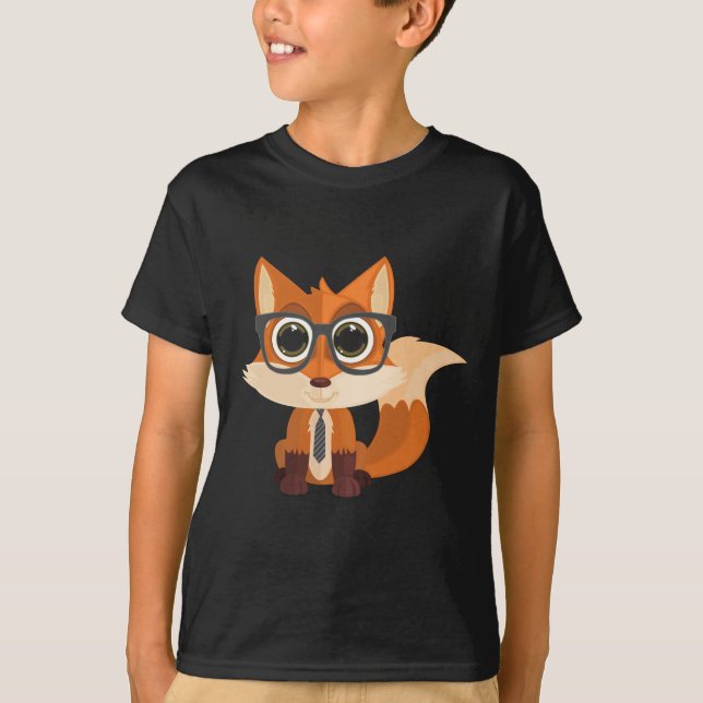 T-shirt Fox Nerd (Devant)