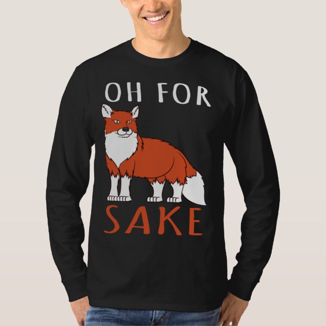 T-shirt Fox    Oh To Sake (Devant)