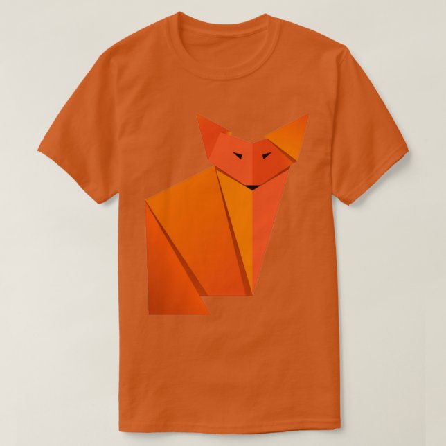 T-shirt Fox Origami 3 (Design devant)