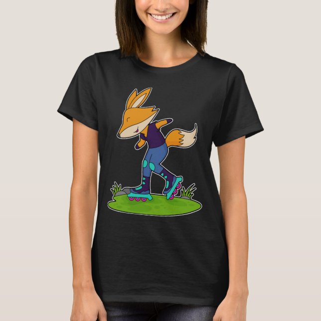 T-shirt Fox Patinage en ligne Roller skates (Devant)