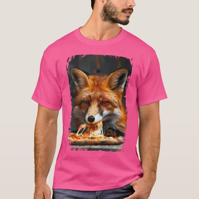 T-shirt Fox Pizza (Devant)