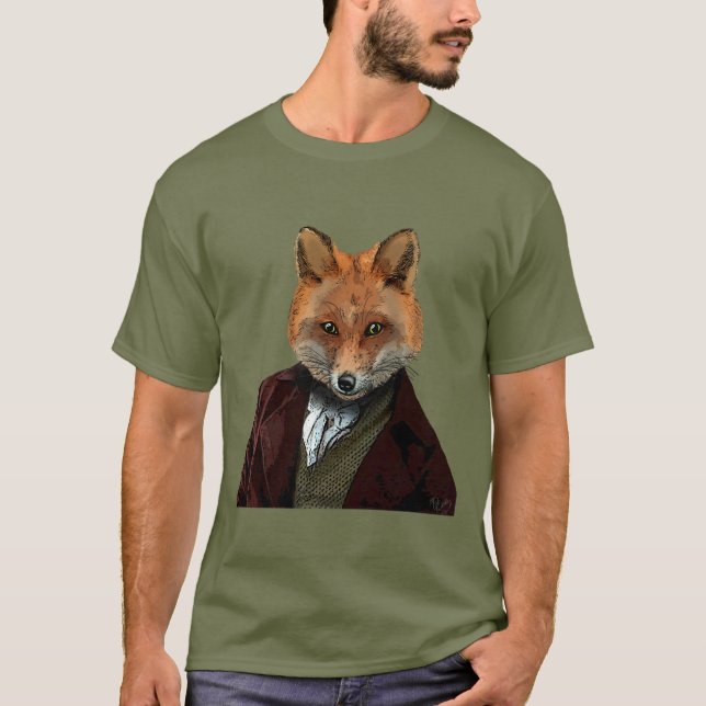 T-shirt Fox Portrait 2 (Devant)