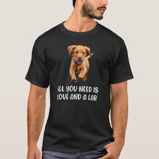 T-shirt Fox Red Lab Tout Ce Que Vous Avez Besoin Labrador 