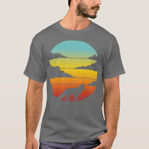 T-shirt Fox Retro Sunset Vintage 60s les années 70 pour Ho